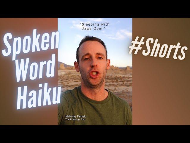 Sleeping with Jaws Open // Spoken Word Slam Poetry About Snakes Pretending to Sleep | #Shorts Haiku