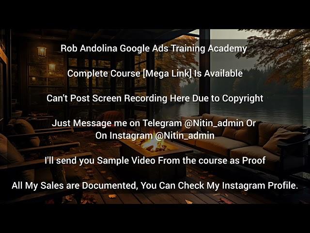 Rob Andolina Google Ads Training Academy