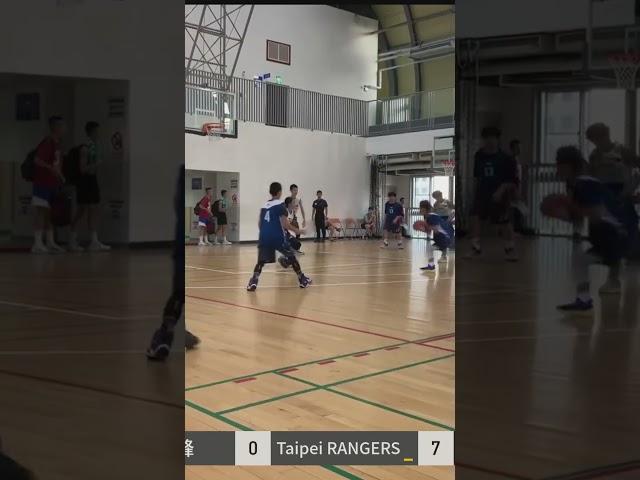 【Galaxy Nice Play】Taipei Rangers #13 劉啟崢 漂亮晃過對手，接獲隊友#9 李晉宇漂亮助攻，完成得分任務！#Galaxyleague