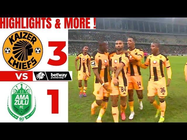 Kaizer Chiefs Vs Amazulu Highlights _All Goals (3-1) MUST SEE GOALS