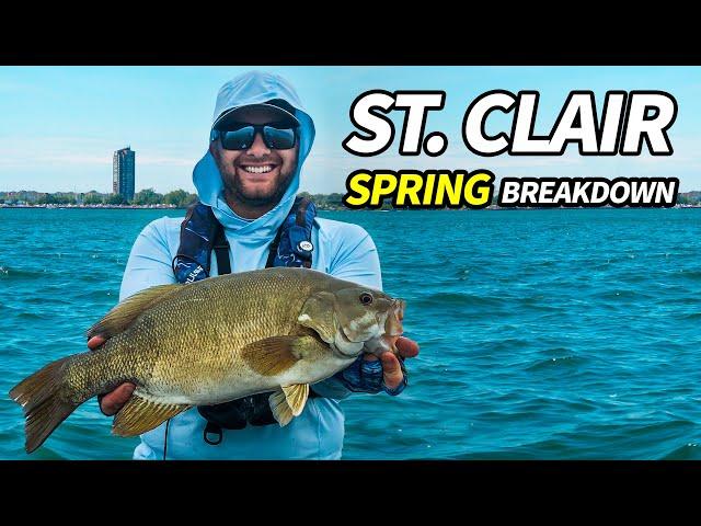 The COMPLETE Lake St. Clair SPRING Fishing Breakdown