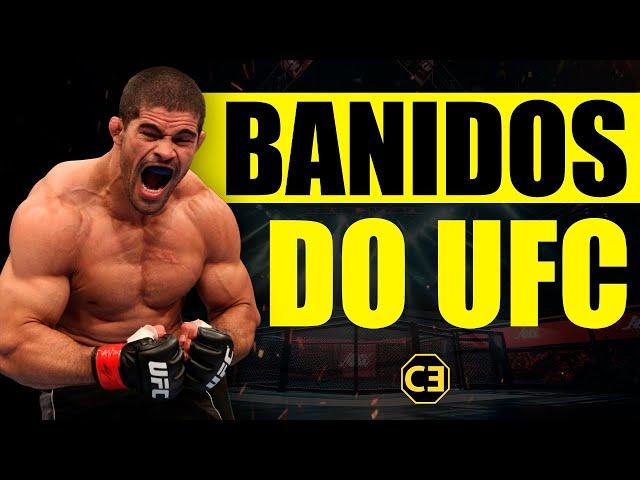 TOP 10 LUTADORES QUE FORAM BANIDOS PRA SEMPRE DO UFC