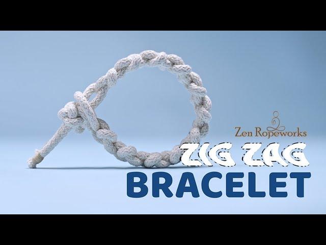 Zig Zag rope bracelet