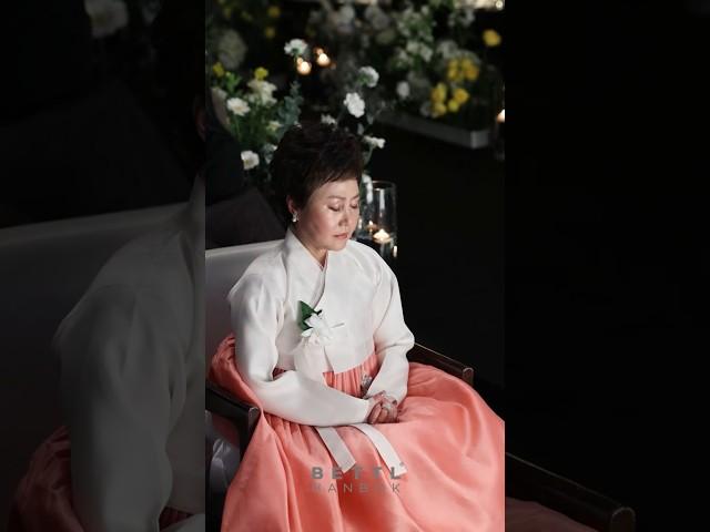 호텔 웨딩 리얼후기 고급스러운 분위기 혼주한복 #혼주한복 #결혼식한복 #shorts