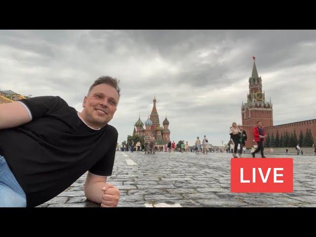 Moscow, Russia on Saturday Night NOW! Red Square, Pyatnitskaya St., Arbat, Gorky Park. LIVE