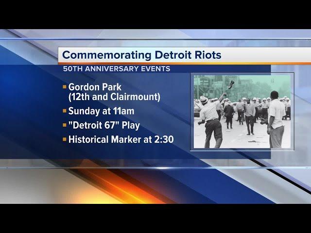 Commemorating the anniversary of the Detroit 1967 riots