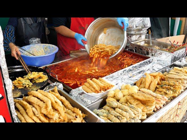 Top 8, The Best Tteokbokki Shop in Seoul Sundae, Fishcake | Korean Street Food