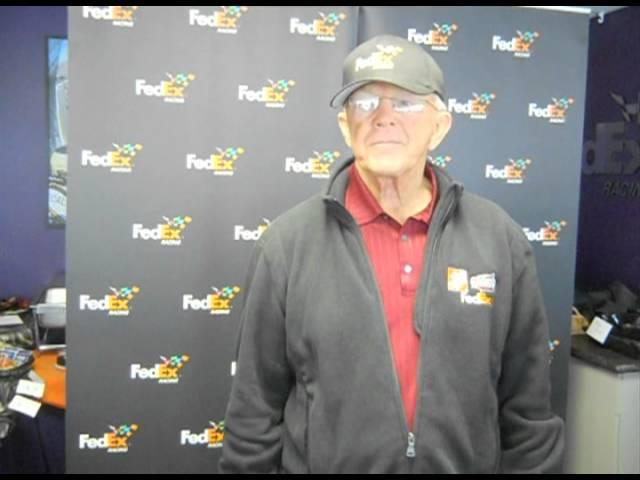 Denny Hamlin & Joe Gibbs before the AAA 400 at Dover International Speedway.