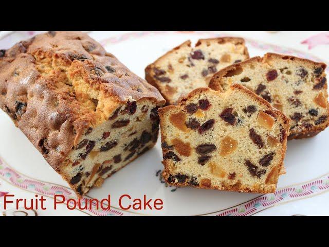 必ずレシピを聞かれる美味しいフルーツパウンドケーキの作り方　How to make Fruit Pound Cake