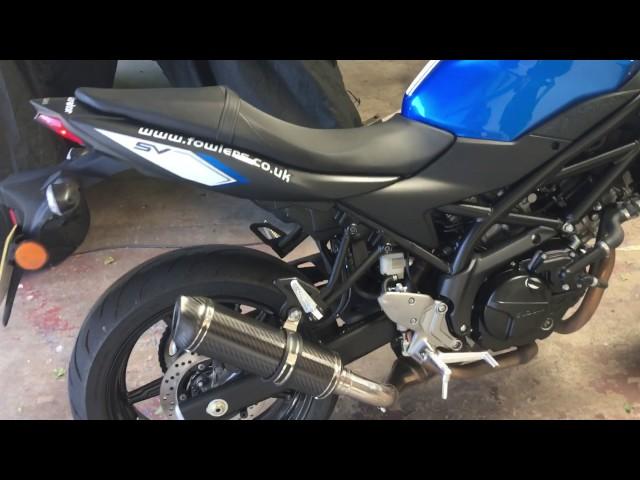 Suzuki SV650 2016+ SP Engineering Diabolus Exhaust fitted