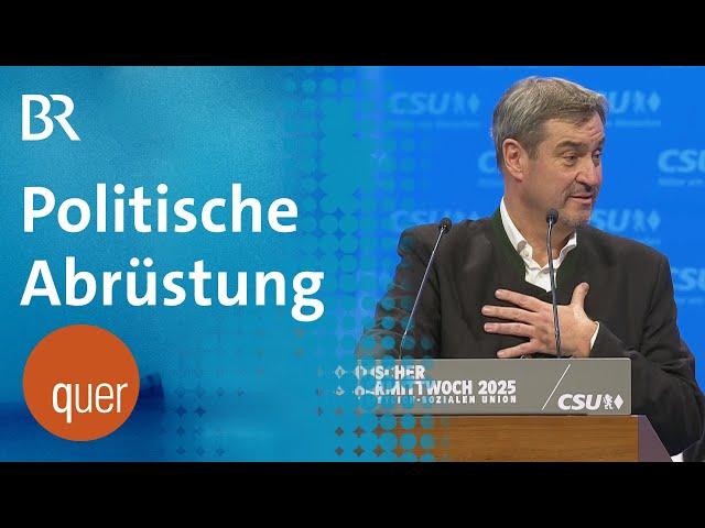 Politischer Aschermittwoch: Wird die CSU staatsmännisch? | quer vom BR