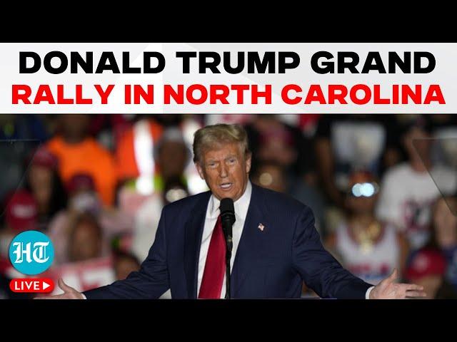 Donald Trump LIVE | Trump Rally In Rocky Mount | North Carolina | Trump Vs Kamala | US Election