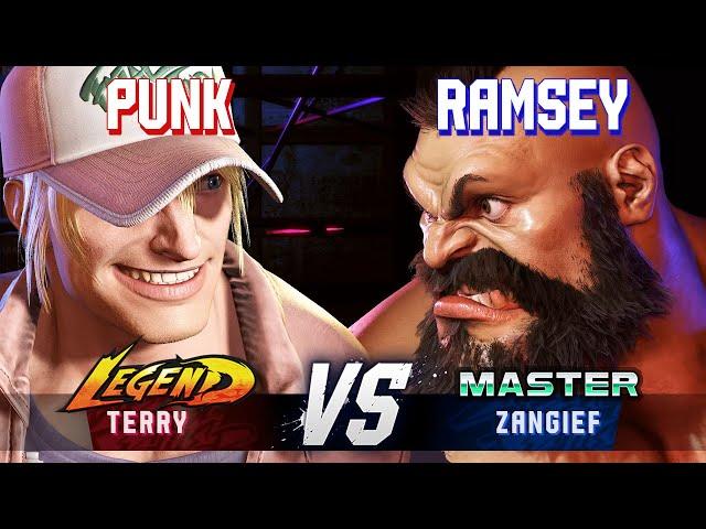 SF6 ▰ PUNK (Terry) vs RAMSEY (Zangief) ▰ High Level Gameplay