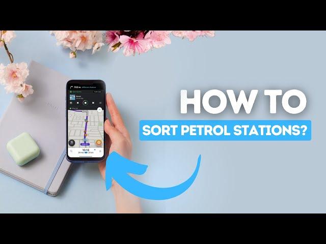 How to sort petrol stations on Waze?