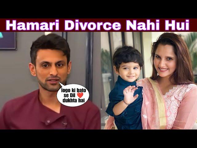 Shoaib Malik speaks openly about his divorce with Sania Mirza