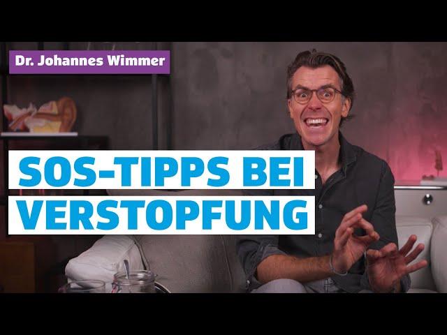 SOS-Tipps bei Verstopfung I Dr. Johannes Wimmer