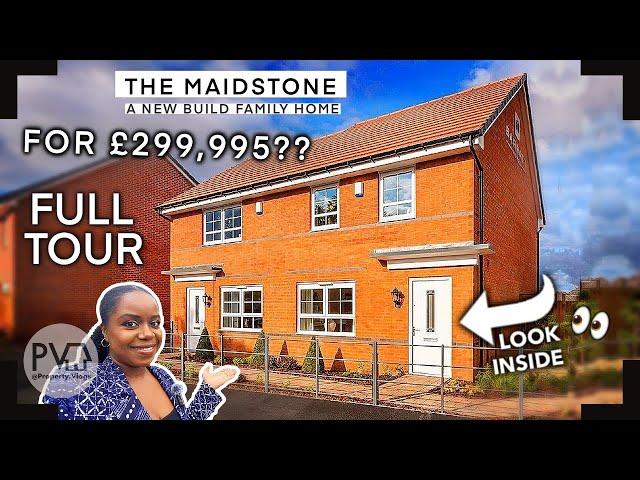 £299K 3Bed New Build House Tour UK | Barratt Homes The Maidstone Property Tour