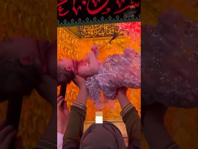 ليلة عبد الله الرضيع في  حرم الامام الحسين(ع)  عظم الله أجوركم
