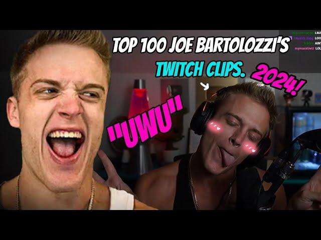 TOP 100 JOE BARTOLOZZI'S TWITCH CLIPS (2024)