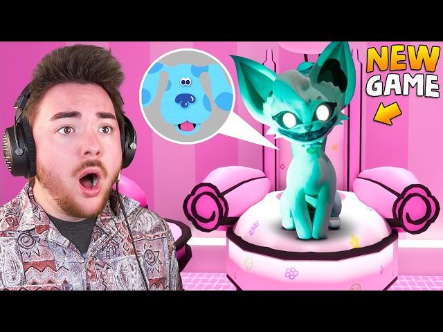 PLAYING THE BLUES CLUES HORROR GAME… (its so cool)