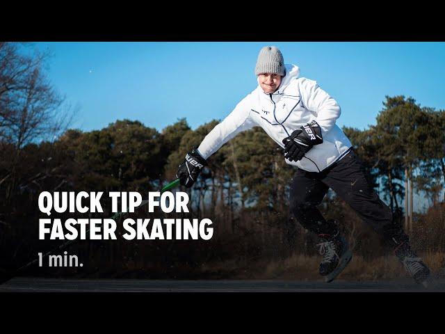 Quick Tip for Faster Skating