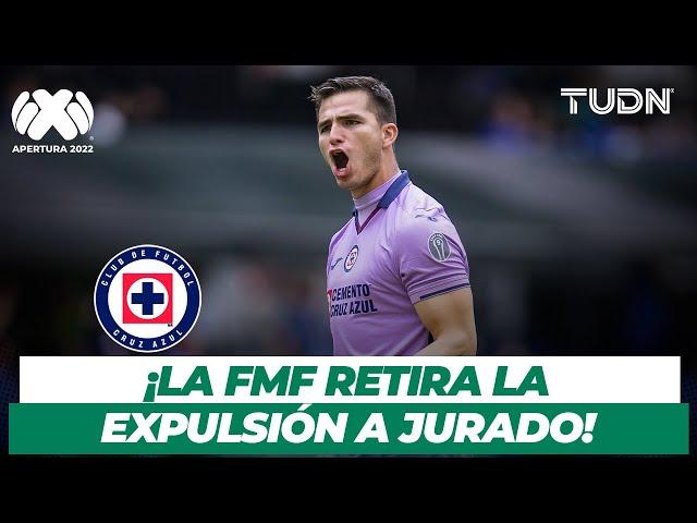 FMF retira expulsión a Sebastián Jurado tras polémico penal contra Cruz Azul l TUDN