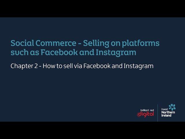 Practical Export Skills - Selling on Platforms such as Facebook and Instagram (2)