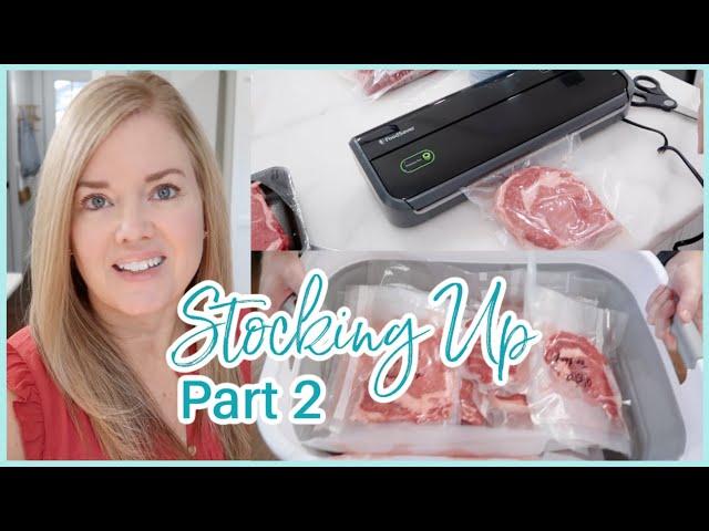 STOCKING UP PART 2 | creating a 2nd pantry, storing meat, emergency preparedness