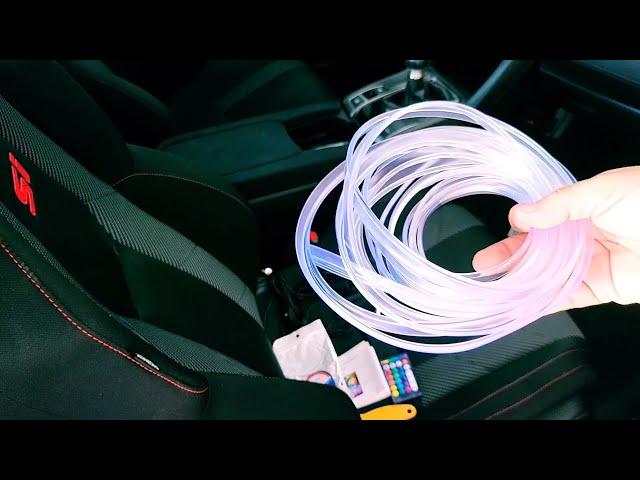 Fiber Optic Interior Ambient Lighting Install - RedlineMods