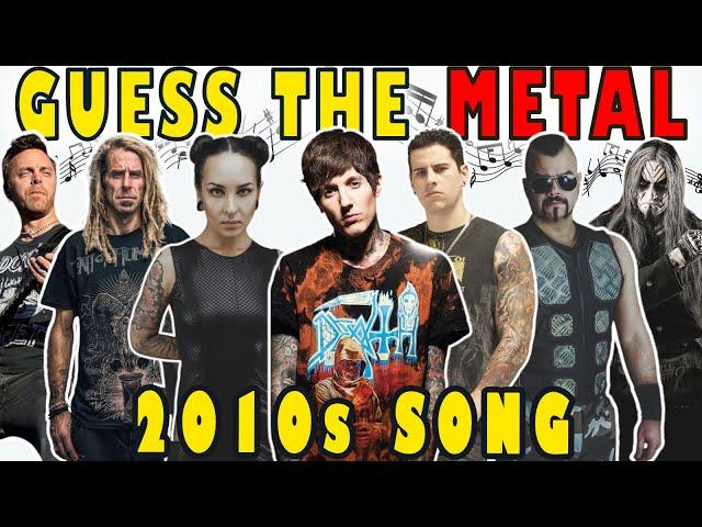 Guess The Song 2010s Rock & Metal  Ultimate Rock & Metal Music Quiz