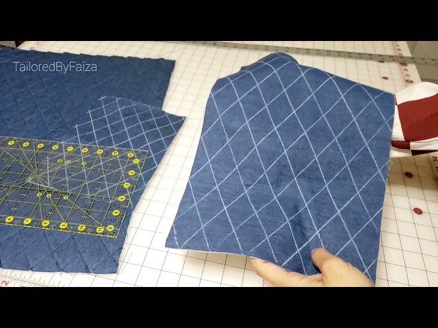 How to Quilt - Simple Diamond Quilt