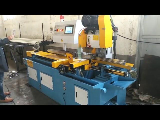 CNC automatic Circular cold saw SS pipe cutting machine