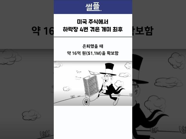 미국 주식에서 하락장 4번 겪은 개미 최후