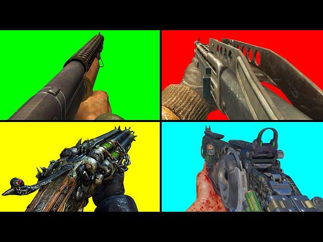 Every Call of Duty Zombies Shotgun on High Rounds