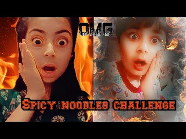 Spicy noodles challenge | extreme spicy | ft. Call me subhan | Ayesha`s Creations