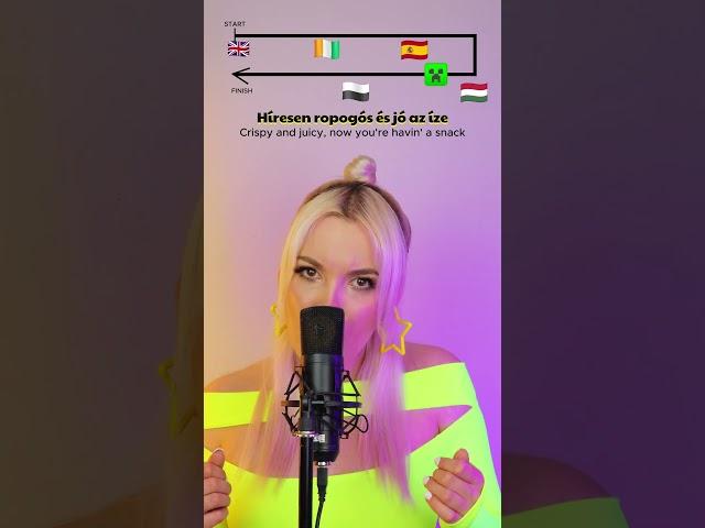 Singing in 5 languages | Steve's Lava Chicken#minecraft