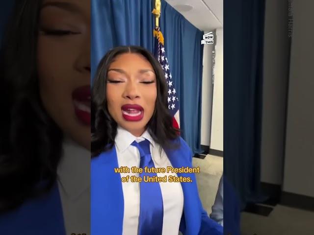 Megan Thee Stallion Joins Kamala Harris in TikTok Video