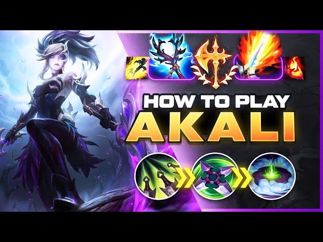 HOW TO PLAY AKALI SEASON 14 | BEST Build & Runes | Season 14 Akali Guide | League of Legends