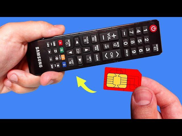 Once You Learn This Trick, You Will Never Throw A SIM Card In The Trash Again! How To Fix TV Remote!