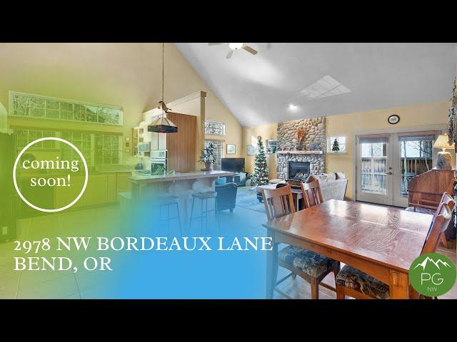 2978 NW Bordeaux Lane in Bend, Oregon ~ Coming Soon!