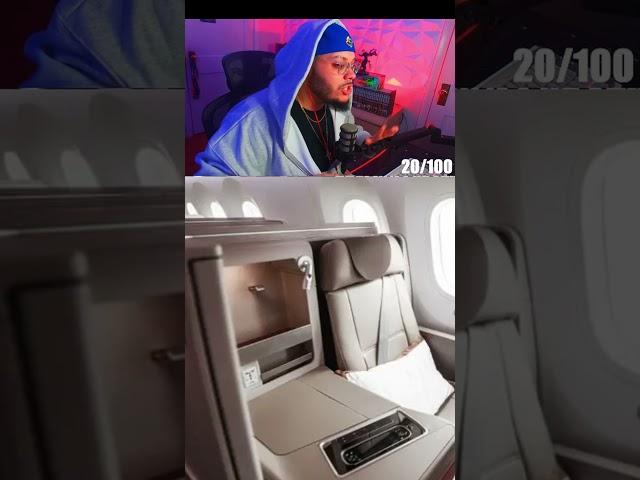 Yall ever fly first class?? lmfao #fyp #foryou #twitchclips #funnyclips #lmfao #kai #fanum #reaction