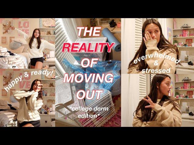 COLLEGE MOVE OUT VLOG : moving out of my sorority house