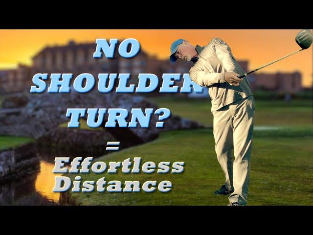 No Shoulder Turn Swing!  [ It's a Good Thing ]