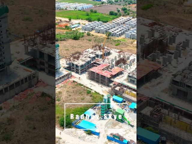 Radhey Skye #hyderabad #realestate #property #drone #shorts