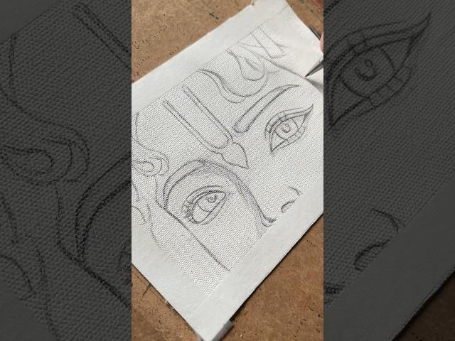 Drawing Krishn Eyes #drawing #painting #krishna #artist #viralvideo