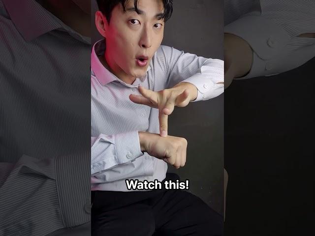 10초 손등관통 마술 배우기