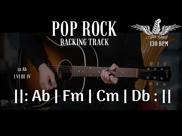 Backing Track Pop Rock in Ab  I  VI III IV