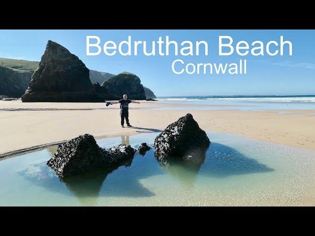 Stunning beaches in Cornwall England - Bedruthan Steps and Beach