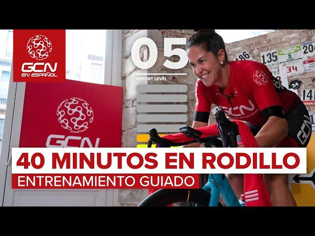 Entrenamiento Rodillo |  Sesión 40 minutos |  Intervalos de Fuerza