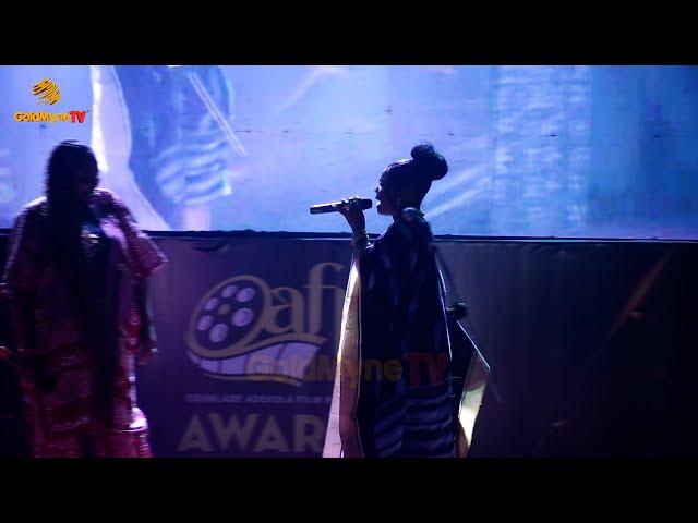 IYABO OJO AND TOYIN ABRAHAM'S DRAMATIC MOMENT ON STAGE AT OAFP AWARDS 2024